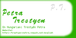 petra trestyen business card